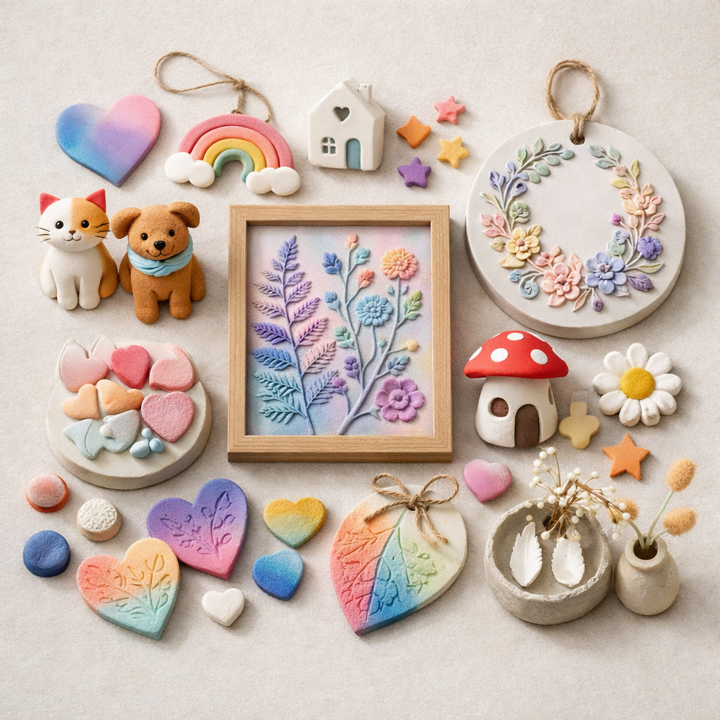 Air Dry Clay creative projects