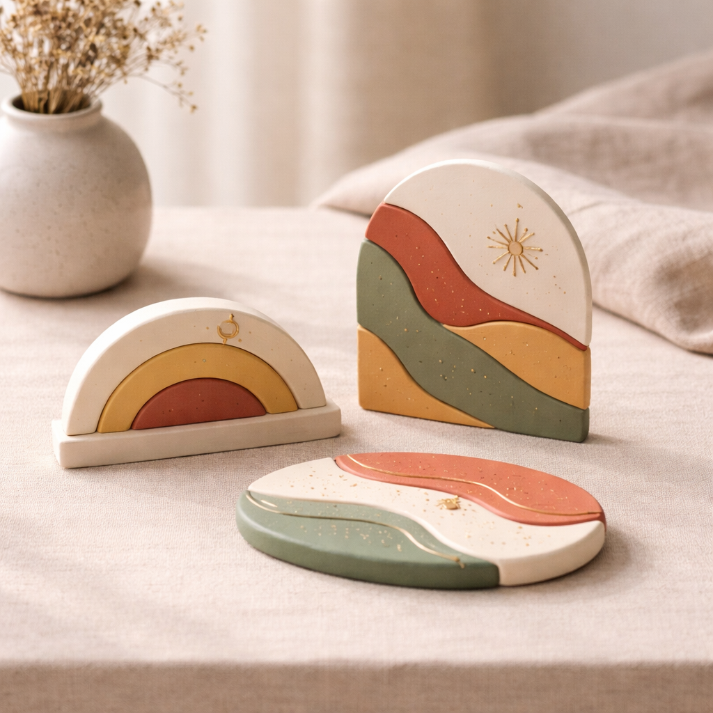 Seasonal air dry clay projects