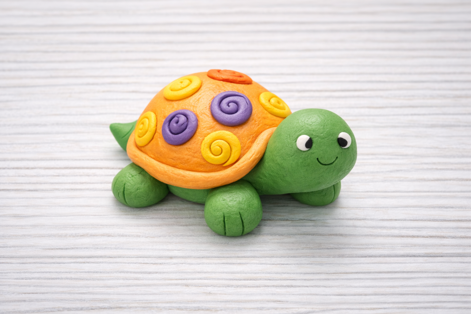 Air dry clay turtle